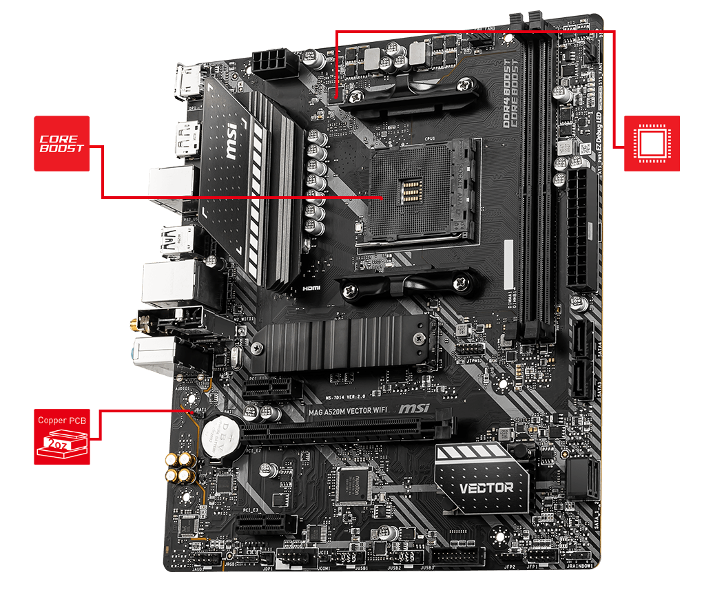 MAG A520M VECTOR WIFI
