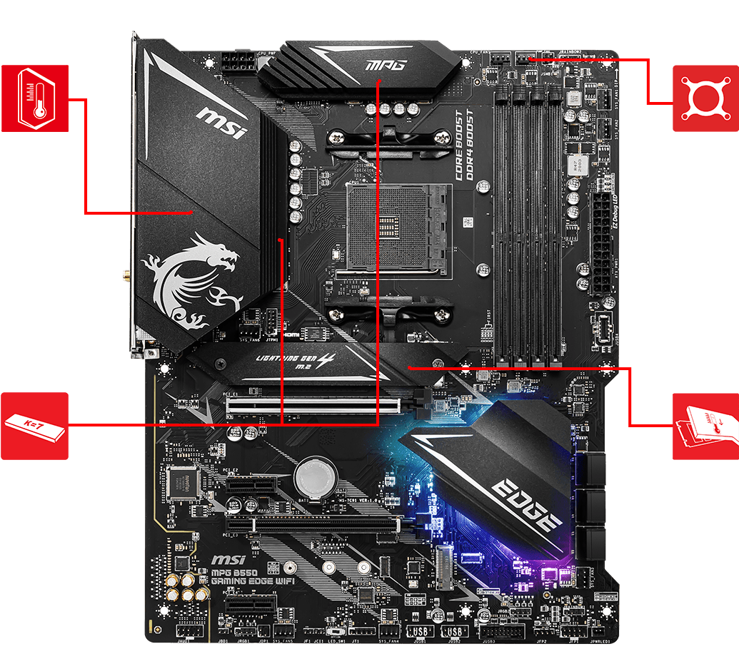 MPG B550 GAMING EDGE WIFI