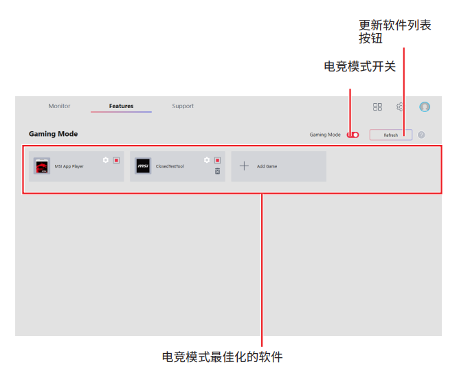 MSI Center Function Overview
