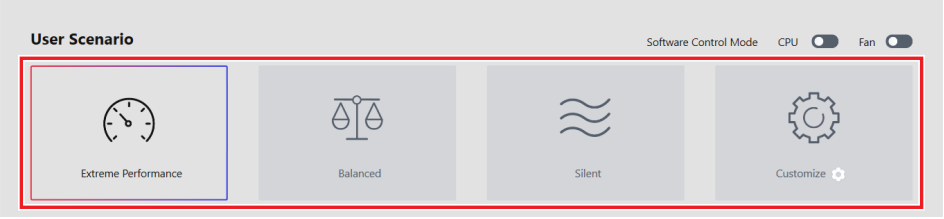 MSI Center Function Overview