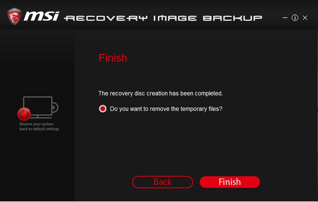 os burnrecovery