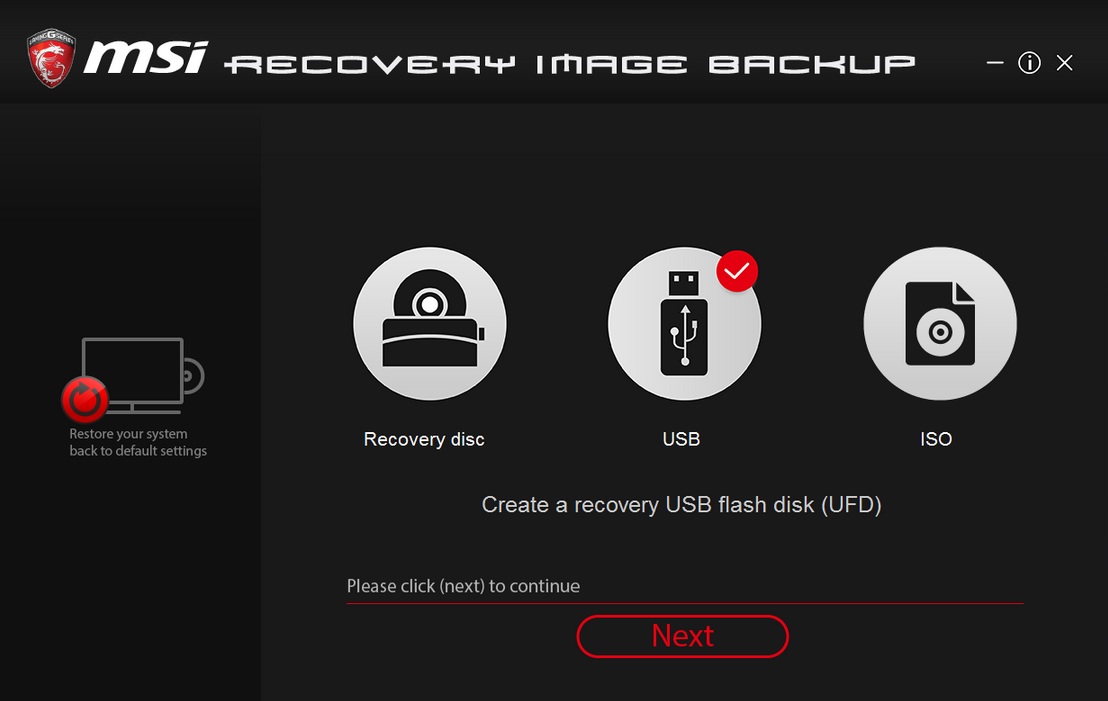 os burnrecovery