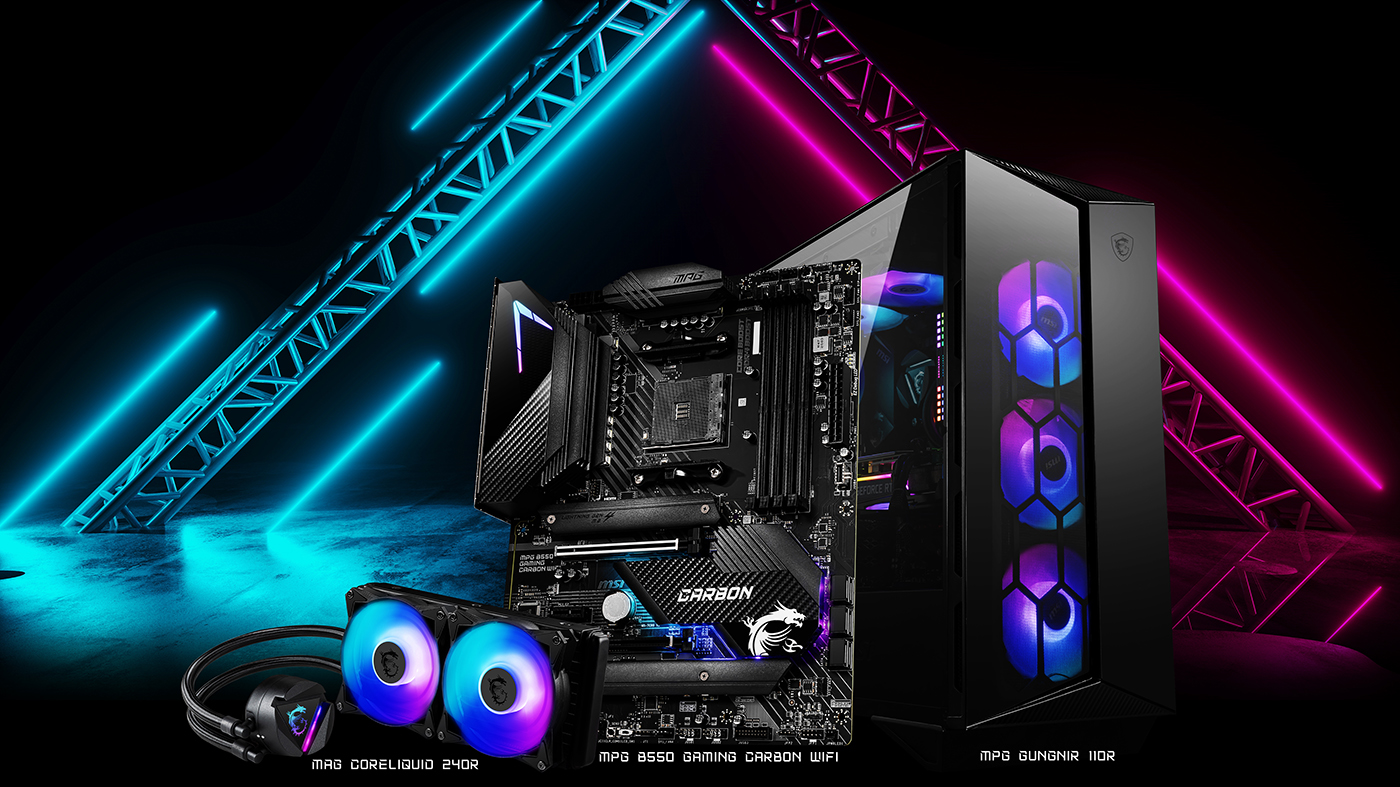 MSI MOTHERBOARDS B550 MPG FEAT CASE