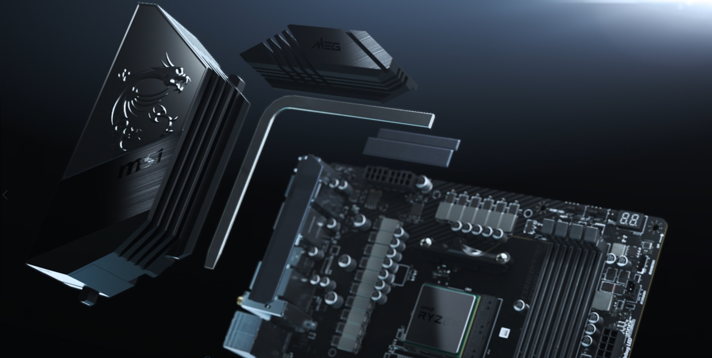 MSI MOTHERBOARDS B550 ENHANCED POWER AND THERMAL