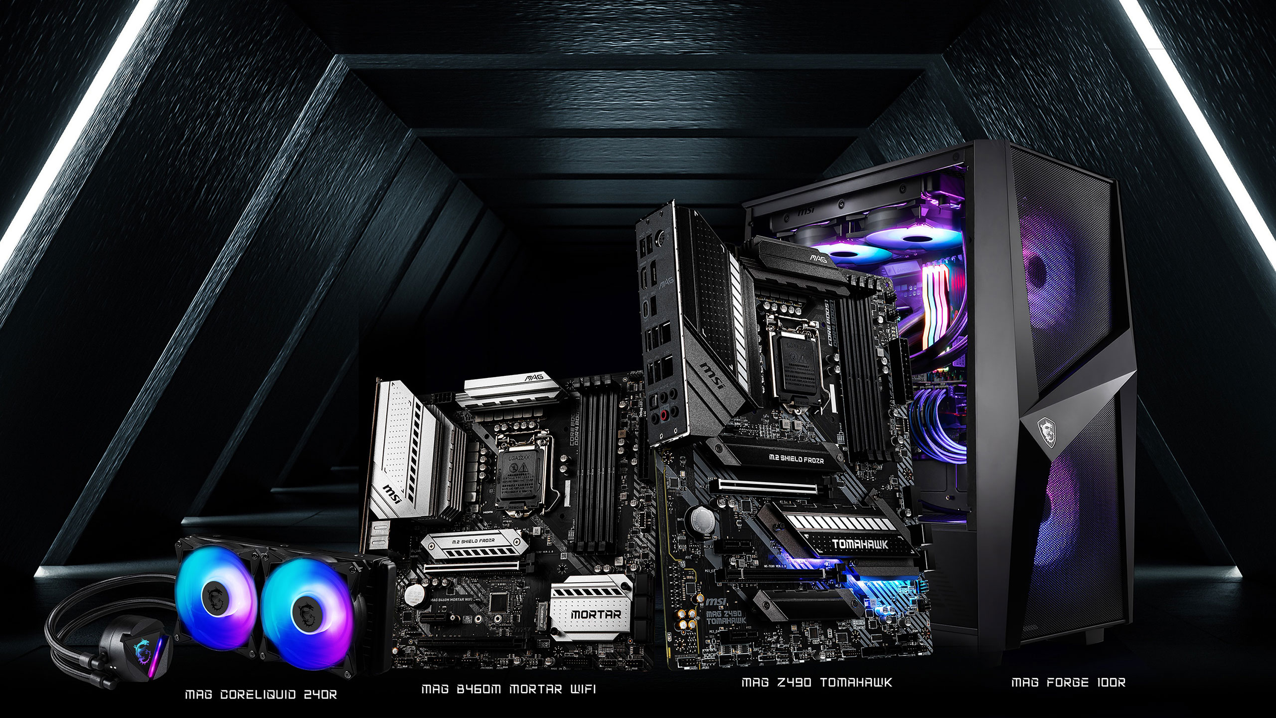 MSI MOTHERBOARDS Z490 MAG FEAT CASE