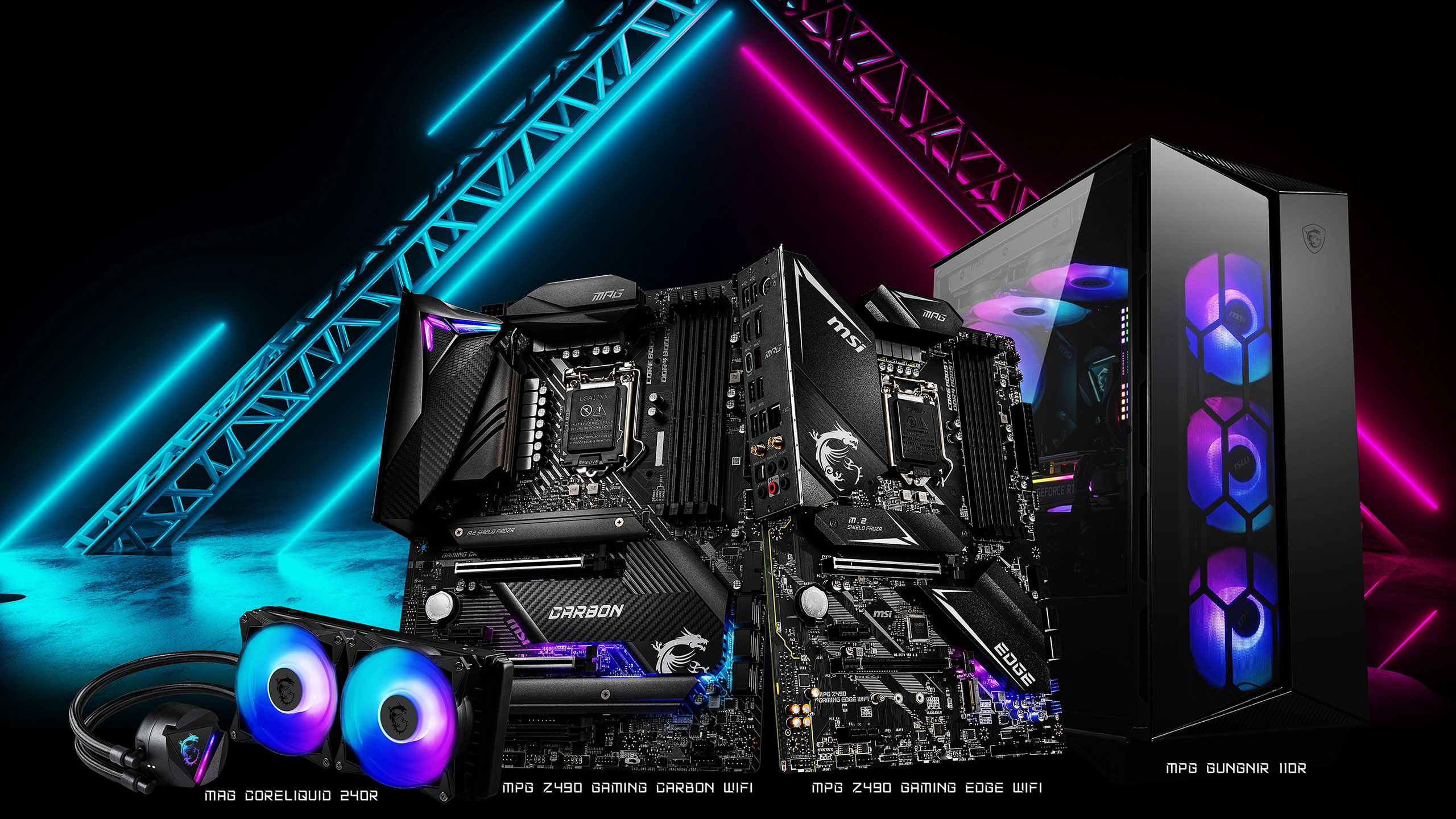 MSI MOTHERBOARDS Z490 MPG FEAT CASE