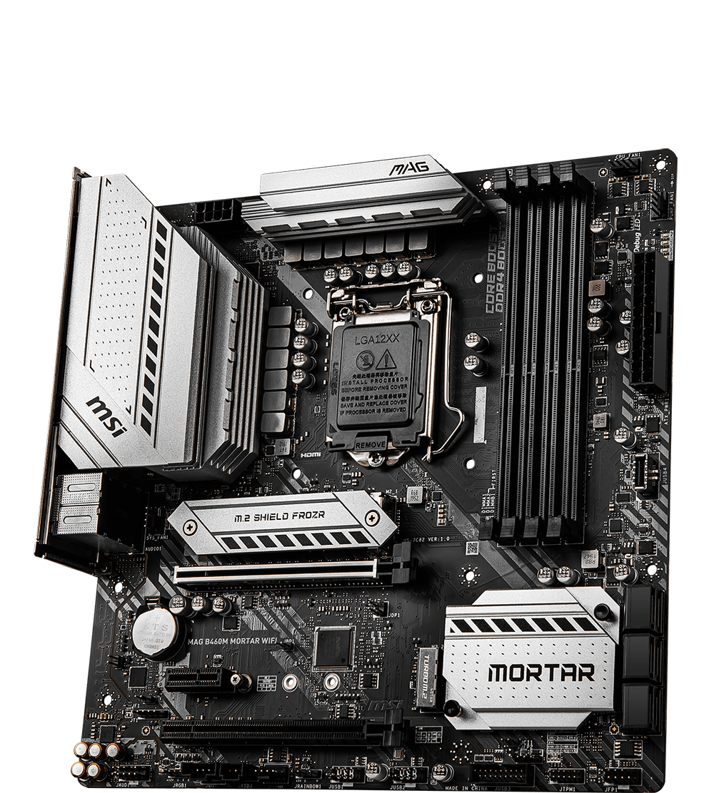MSI MOTHERBOARDS B460M MAG MORTAR WIFI 3D3