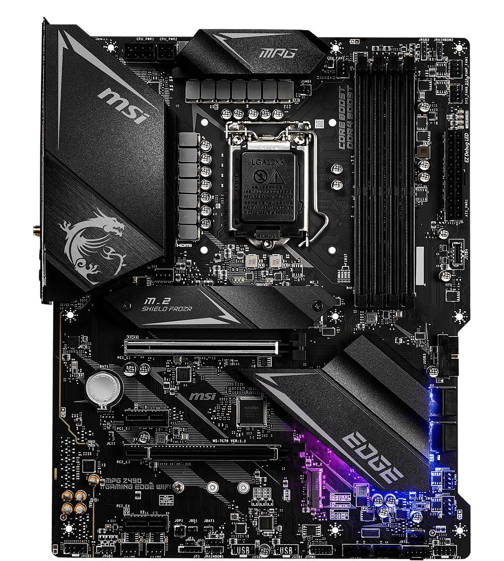MSI MOTHERBOARDS Z490 MPG GAMING EDGE WIFI 2D