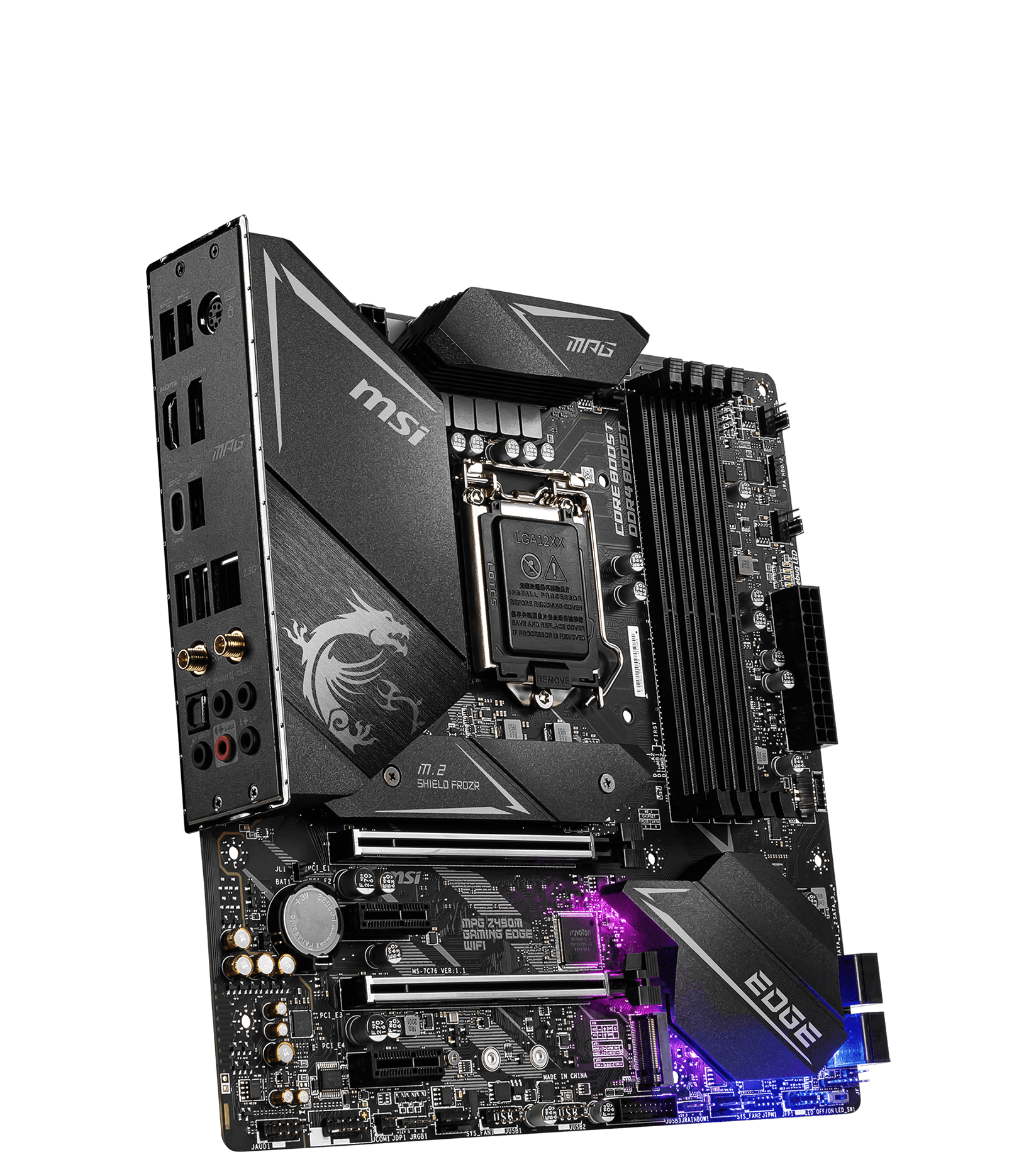 MSI MOTHERBOARDS Z490M MPG GAMING EDGE WIFI 3D3