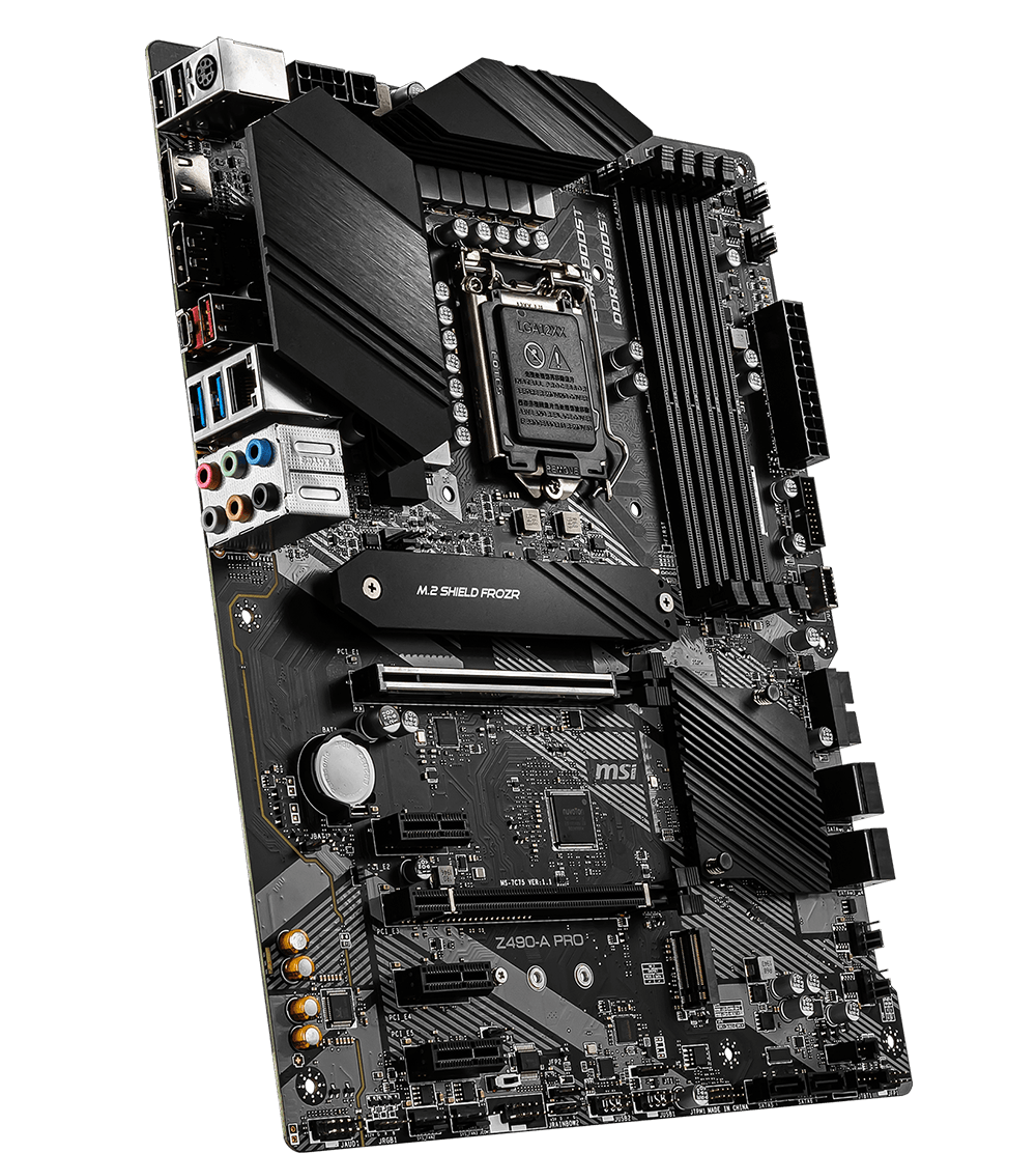 MSI MOTHERBOARDS Z490-A PRO 3D3