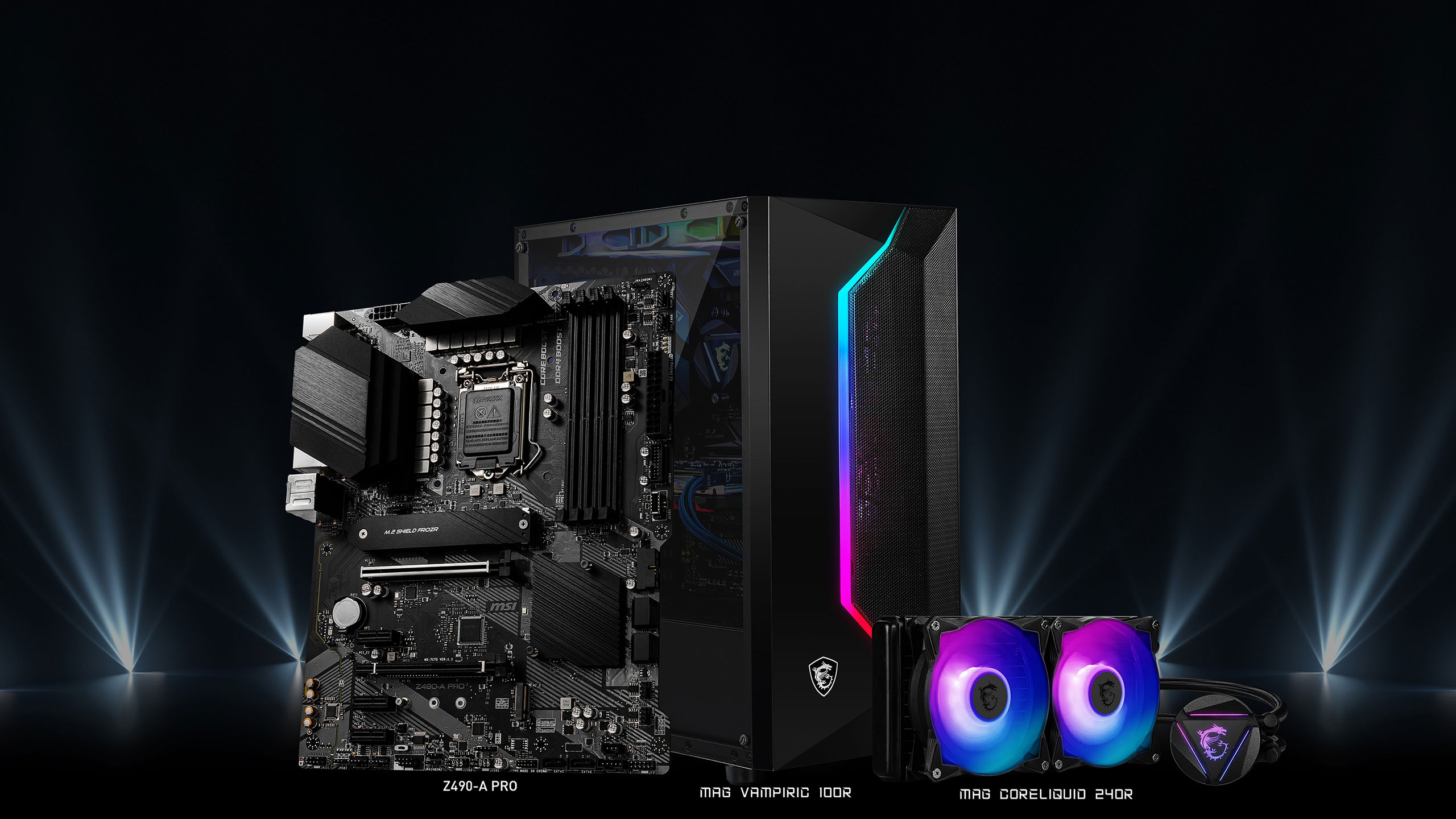 MSI MOTHERBOARDS Z490 PRO FEAT CASE