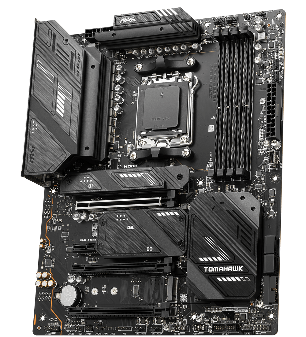 MSI MOTHERBOARDS AMD AM5 MAG B650 TOMAHAWK WIFI 3D2
