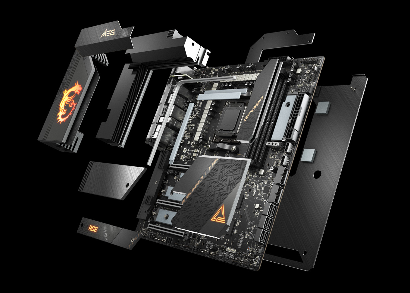 MSI MOTHERBOARDS AMD AM5 DIRECT TOUCH HEAT-PIPE DESIGN
