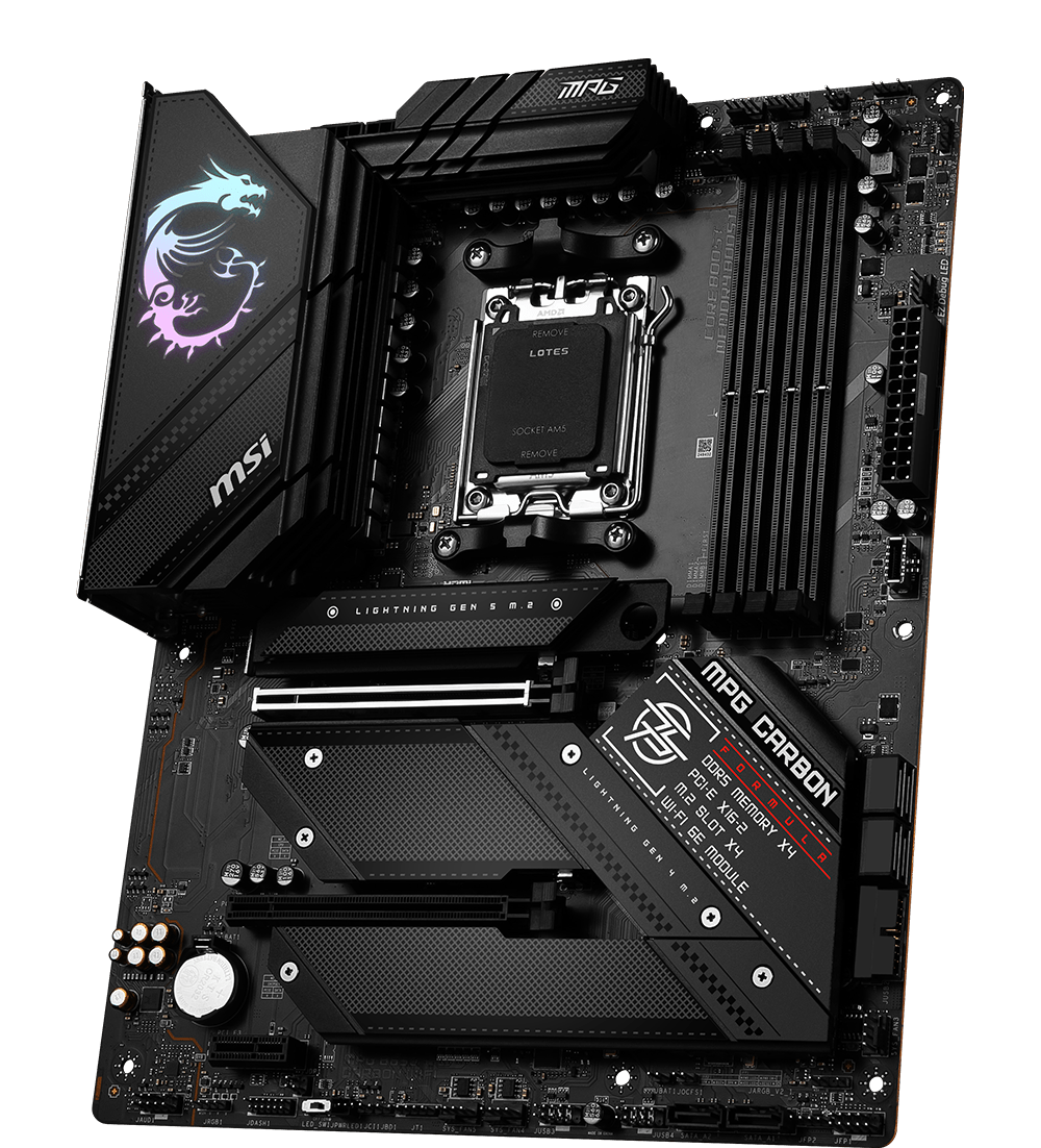 MSI MOTHERBOARDS AMD AM5 MPG B650 CARBON WIFI 3D2 RGB