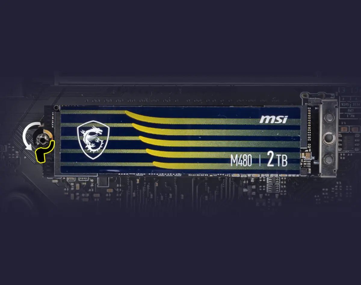 MSI Intel Z790 MAX Series Motherboards EZ M.2 Clip 2
