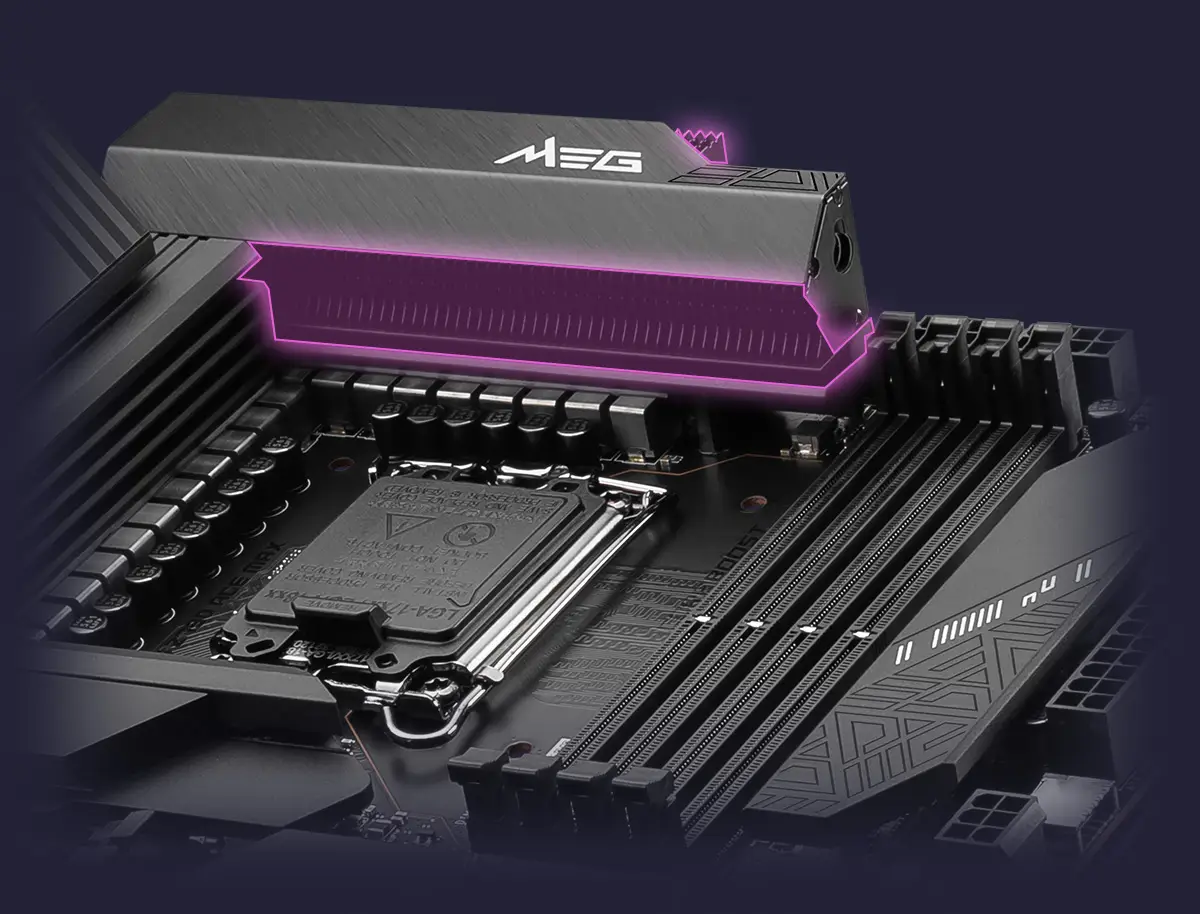 MSI Intel Z790 MAX Series Motherboards Fin Design