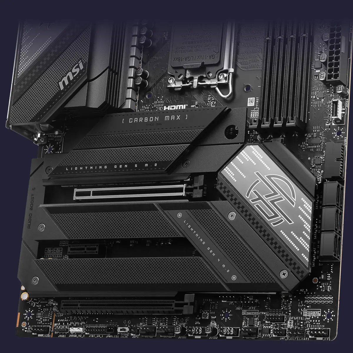 MSI Intel Z790 MAX Series Motherboards lightning gen 5 pcie