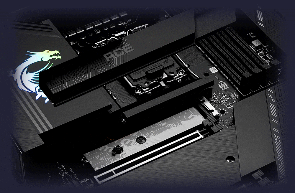 MSI Intel Z790 MAX Series Motherboards Magnetic Adsorption