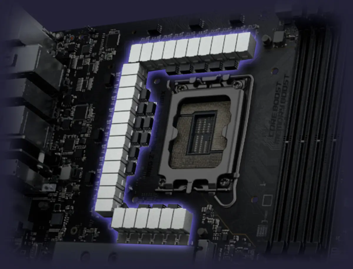 MSI Intel Z790 MAX Series Motherboards Premium Power Design