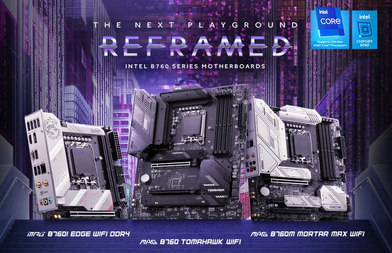 CES 2023 Unveil MSI B760 Motherboards for 13th Generation Intel Raptor