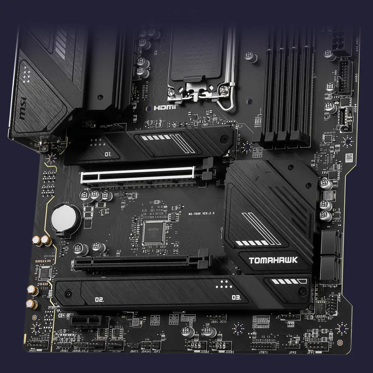 MSI Intel B760 Series Motherboards lightning gen 5 pcie