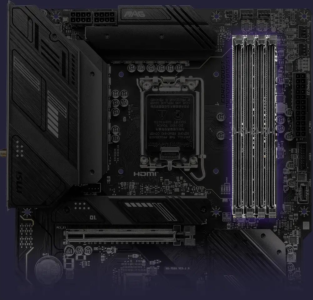 MSI Intel B760 Series Motherboards available ddr4