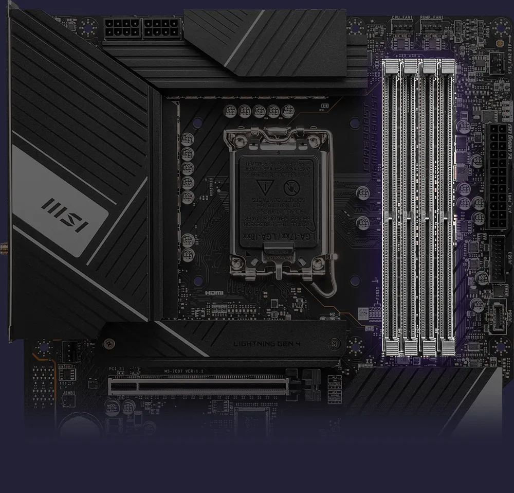 MSI Intel Z790 Series Motherboards available ddr4