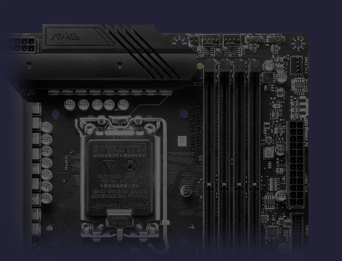 MSI Intel Z790 Series Motherboards Fan Headers 1