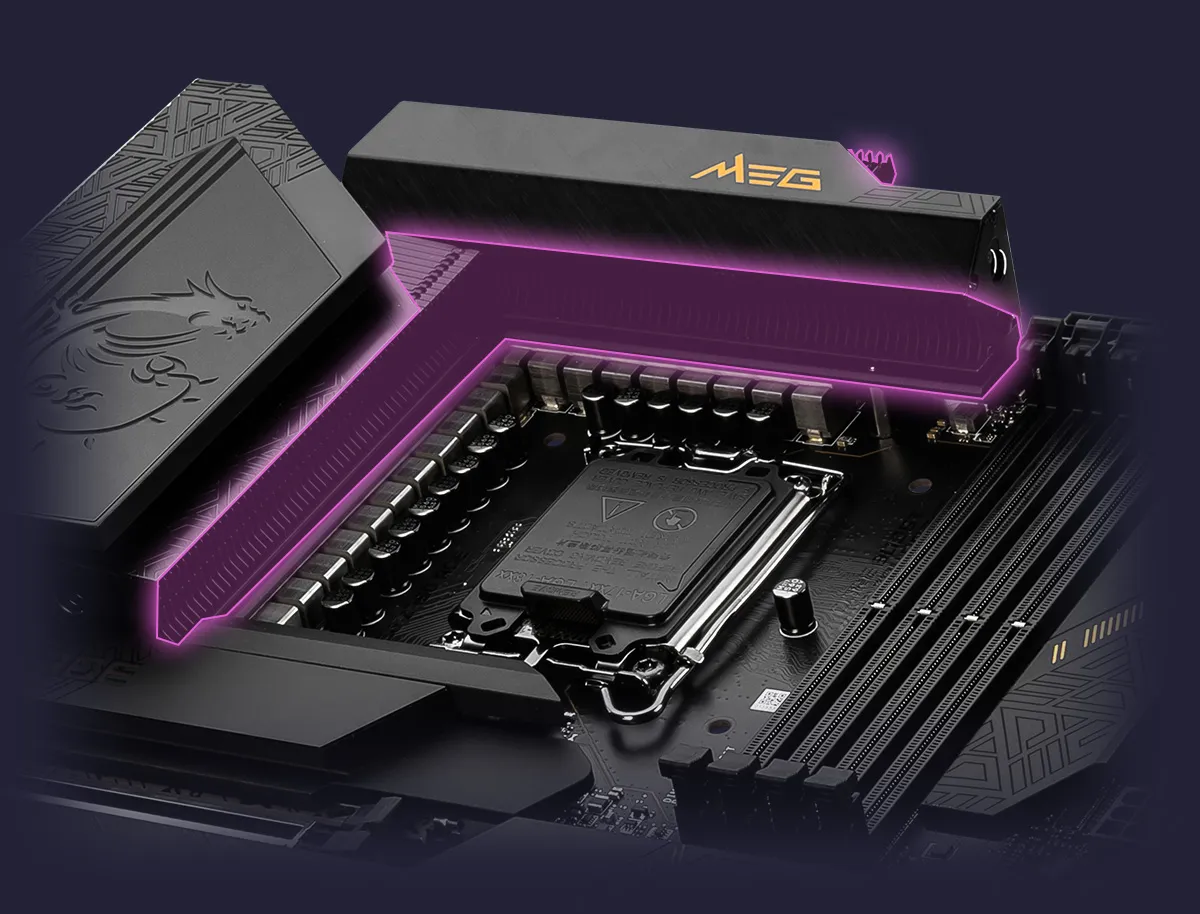 MSI Intel Z790 Series Motherboards Fin Design