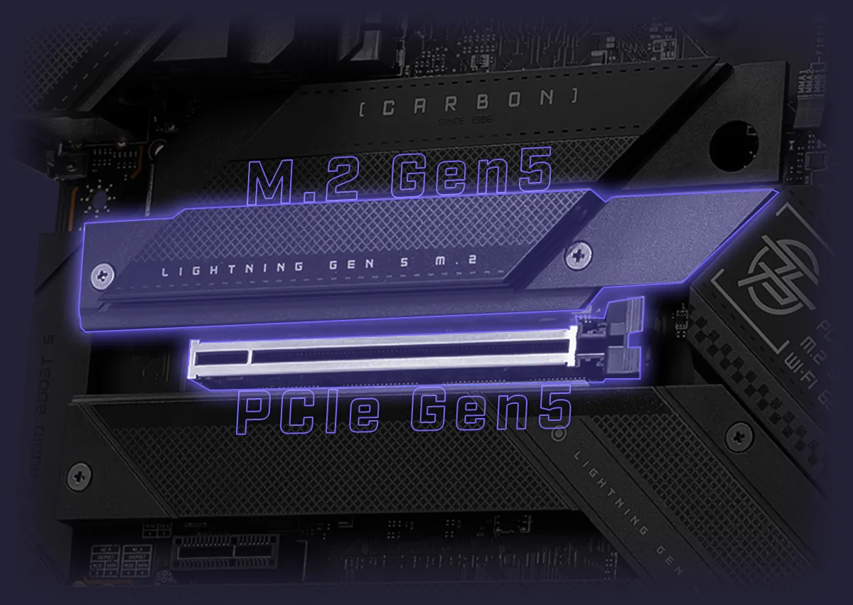 MSI Intel Z790 Series Motherboards Lightning Gen 5 PCIe and M.2