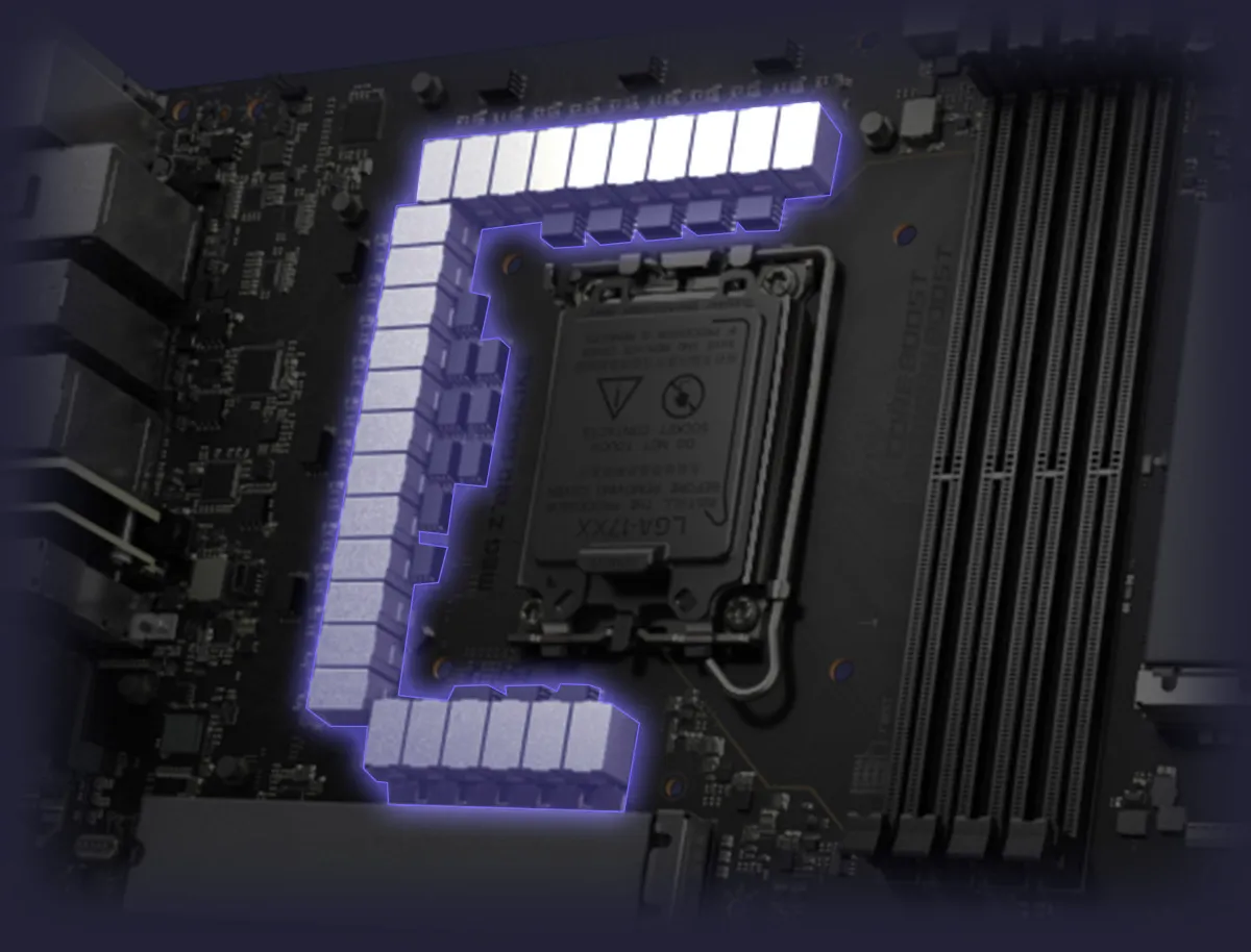 MSI Intel Z790 Series Motherboards Premium Power Design