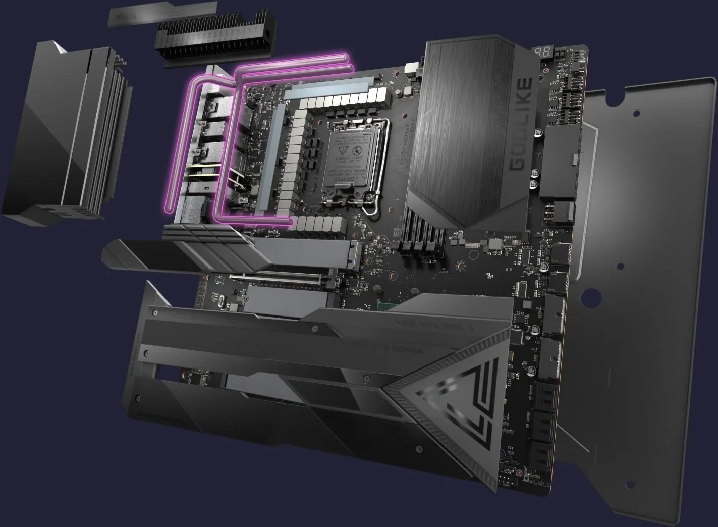 MSI Intel Z790 Series Motherboards U-shaped Direct Touch Heat-pipe Design 2