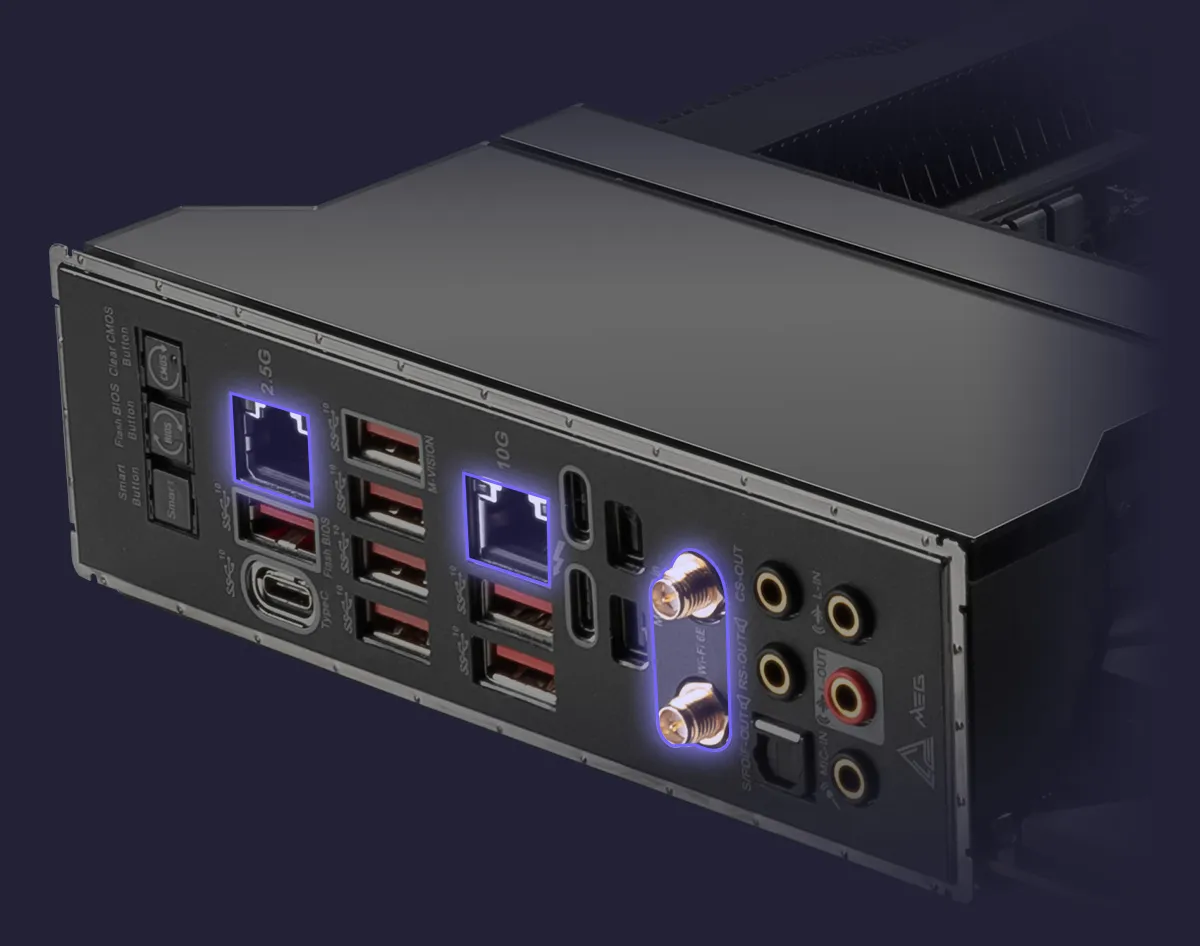 MSI Intel Z790 Series Motherboards Intel Wi-Fi 6E and SUPER LAN