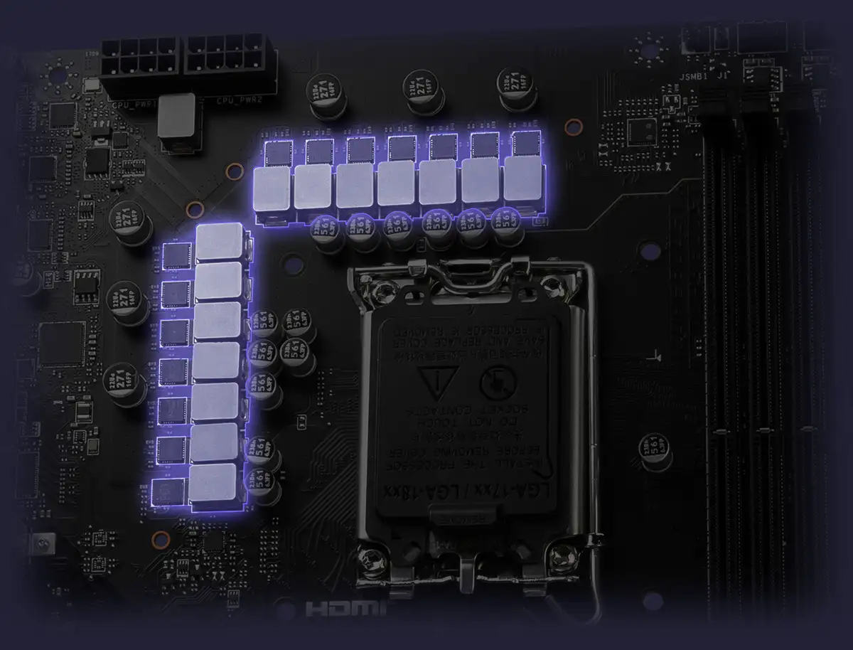 MSI Intel Z790 Series Motherboards Premium Power Design