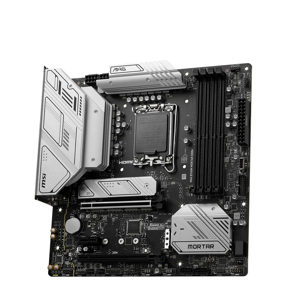 MSI Intel B760 Series Motherboards Products MAG B760M MORTAR DDR4