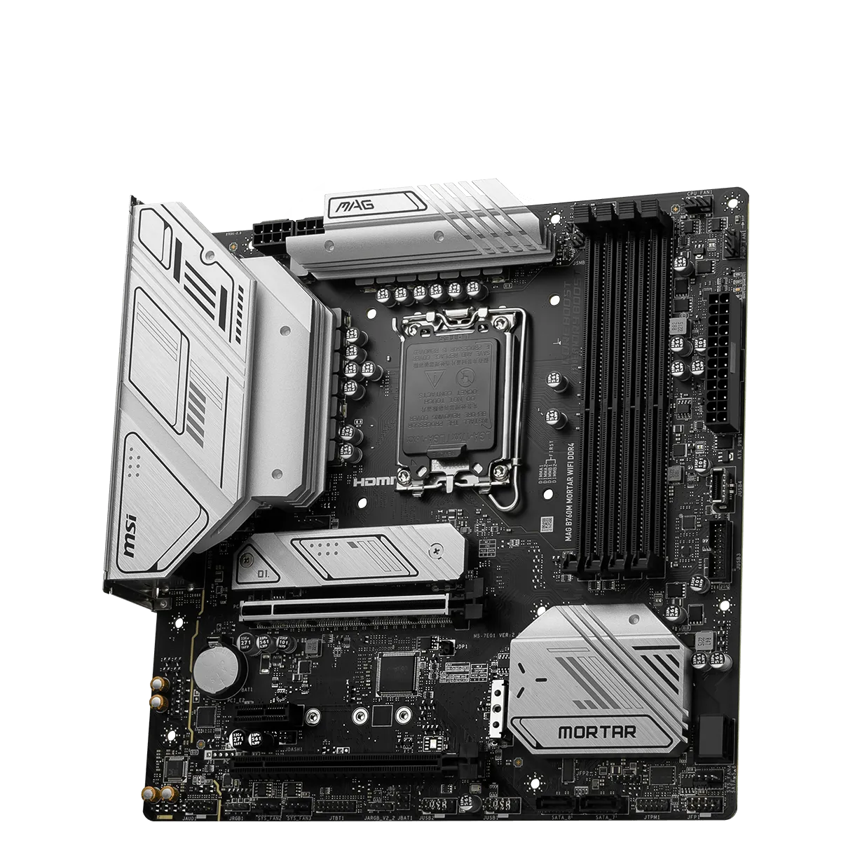 MSI Intel B760 Series Motherboards Products MAG B760M MORTAR WIFI DDR4