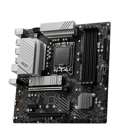 MSI Intel B760 Series Motherboards Products PRO B760M-A DDR4 II
