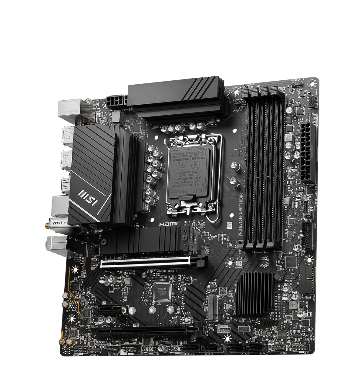 MSI Intel B760 Series Motherboards Products PRO B760M-A WIFI DDR4