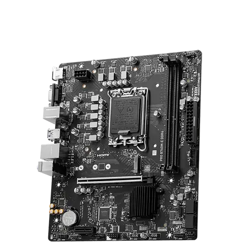 MSI Intel B760 Series Motherboards Products PRO B760M-E DDR4
