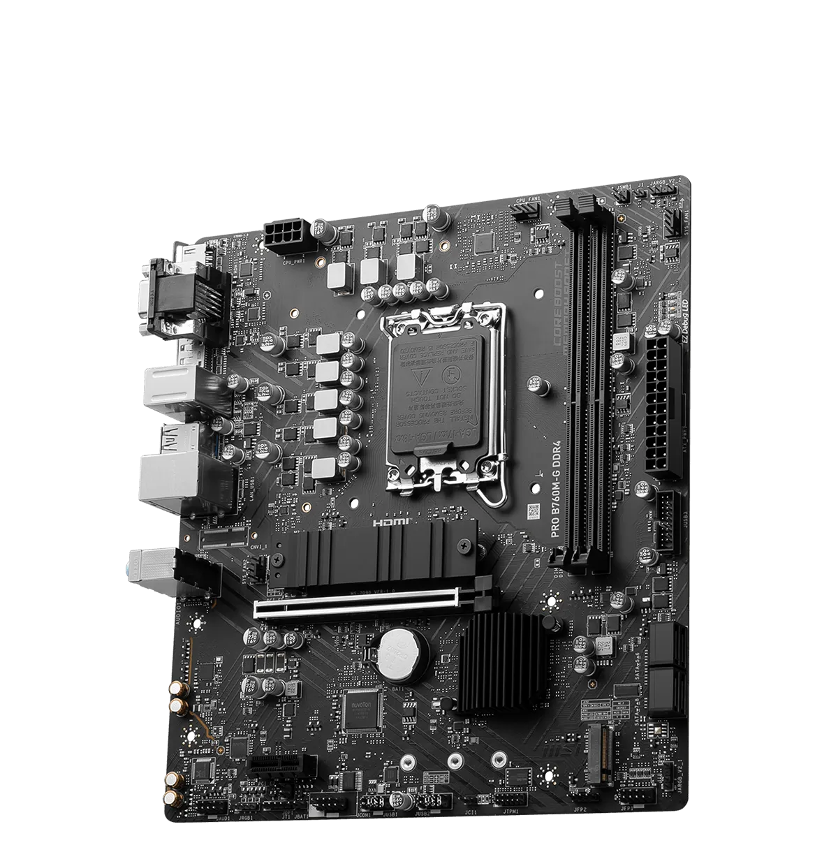 MSI Intel B760 Series Motherboards Products PRO B760M-G DDR4