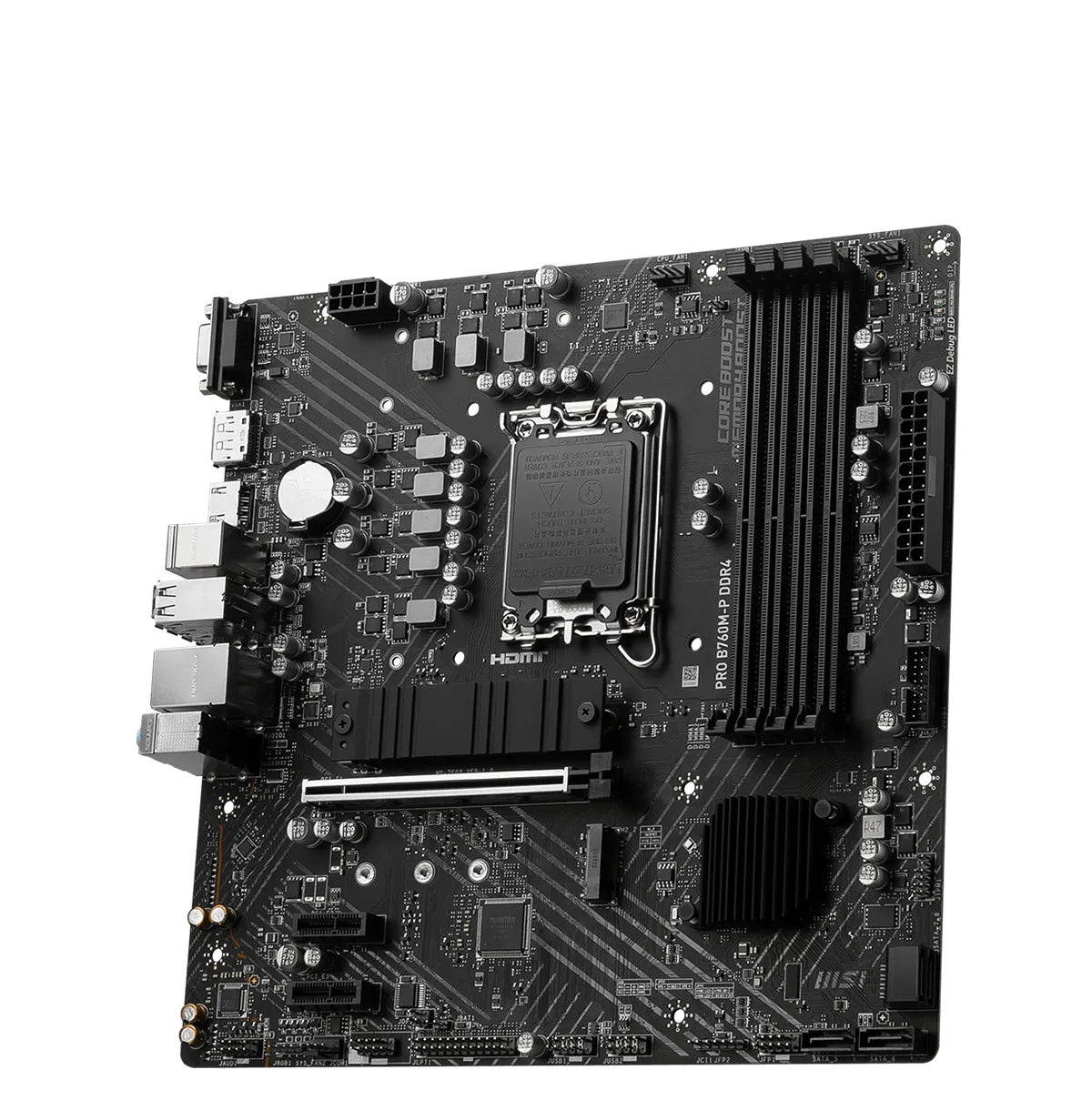 MSI Intel B760 Series Motherboards Products PRO B760M-P DDR4