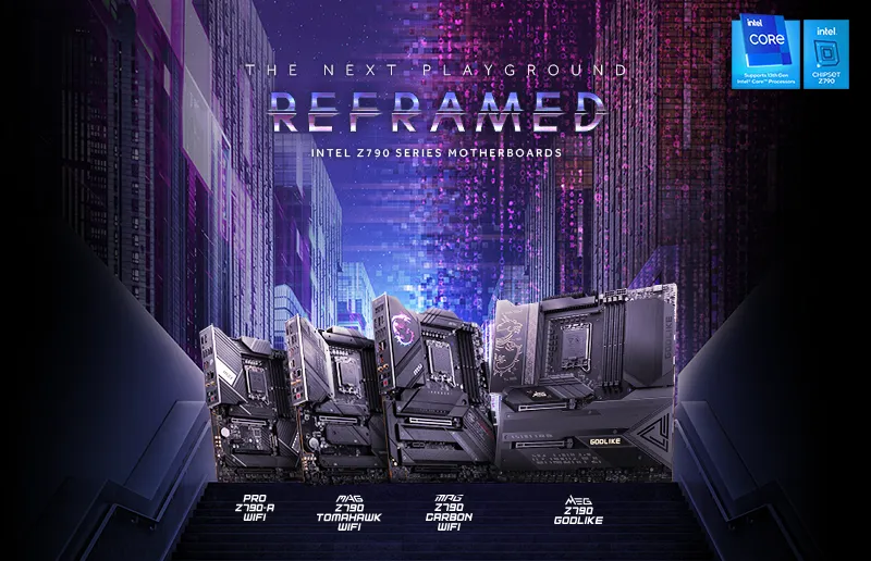 MSI Z790 motherboards and 13th Gen Intel® Core™ Processors have landed!