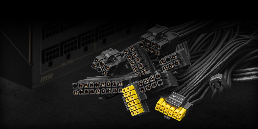 MSI ATX 3.1 POWER SUPPLY UNIT DURABILITY Copper Alloy