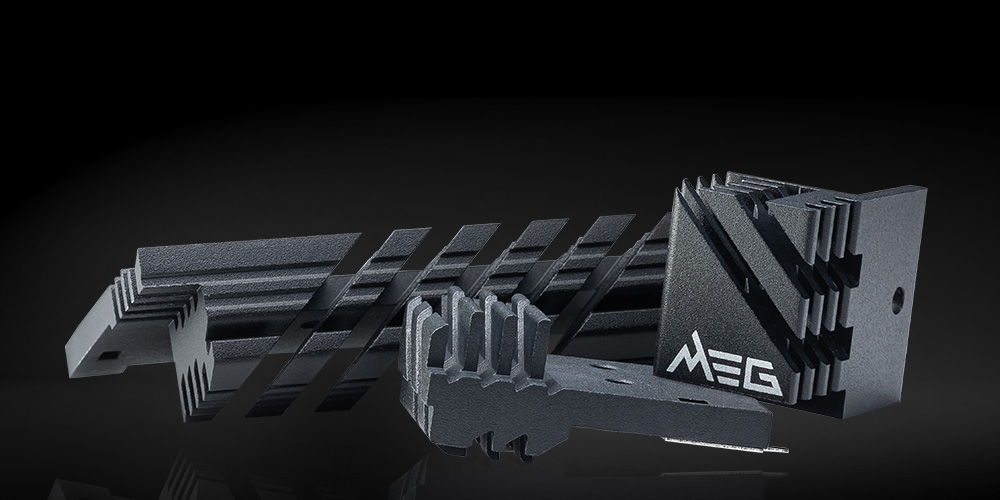 MSI ATX 3.1 POWER SUPPLY UNIT THERMAL DESIGN Enlarged Heatsink