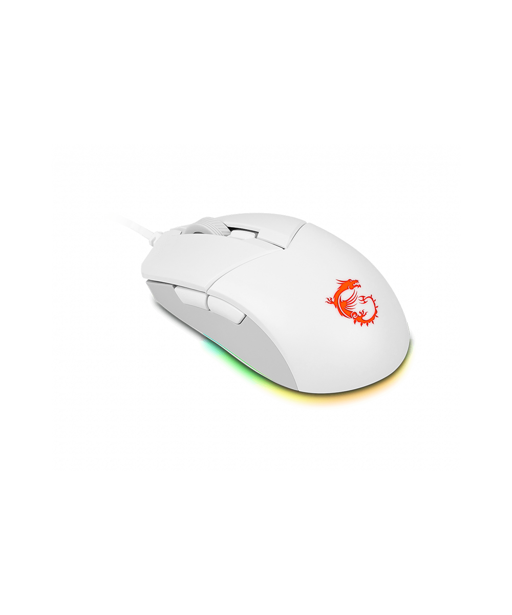 MSI White Collection Products MSI CLUTCH GM11 WHITE 3D3