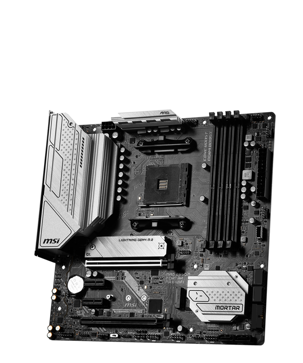 MSI White Collection Products MSI MAG B550M MORTAR MAX WIFI 3D2