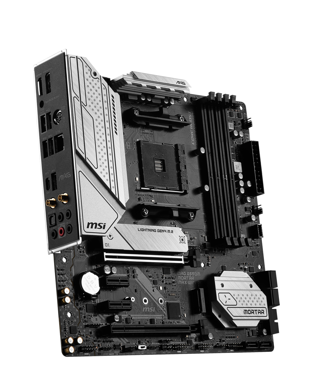 MSI White Collection Products MSI MAG B550M MORTAR MAX WIFI 3D3