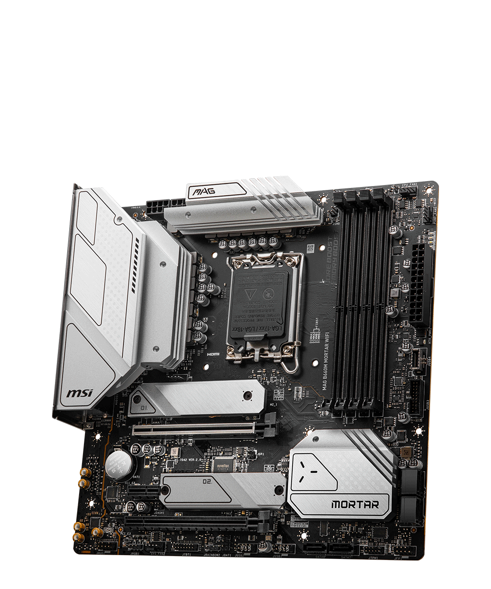 MSI White Collection Products MSI MAG B660M MORTAR WIFI 3D2