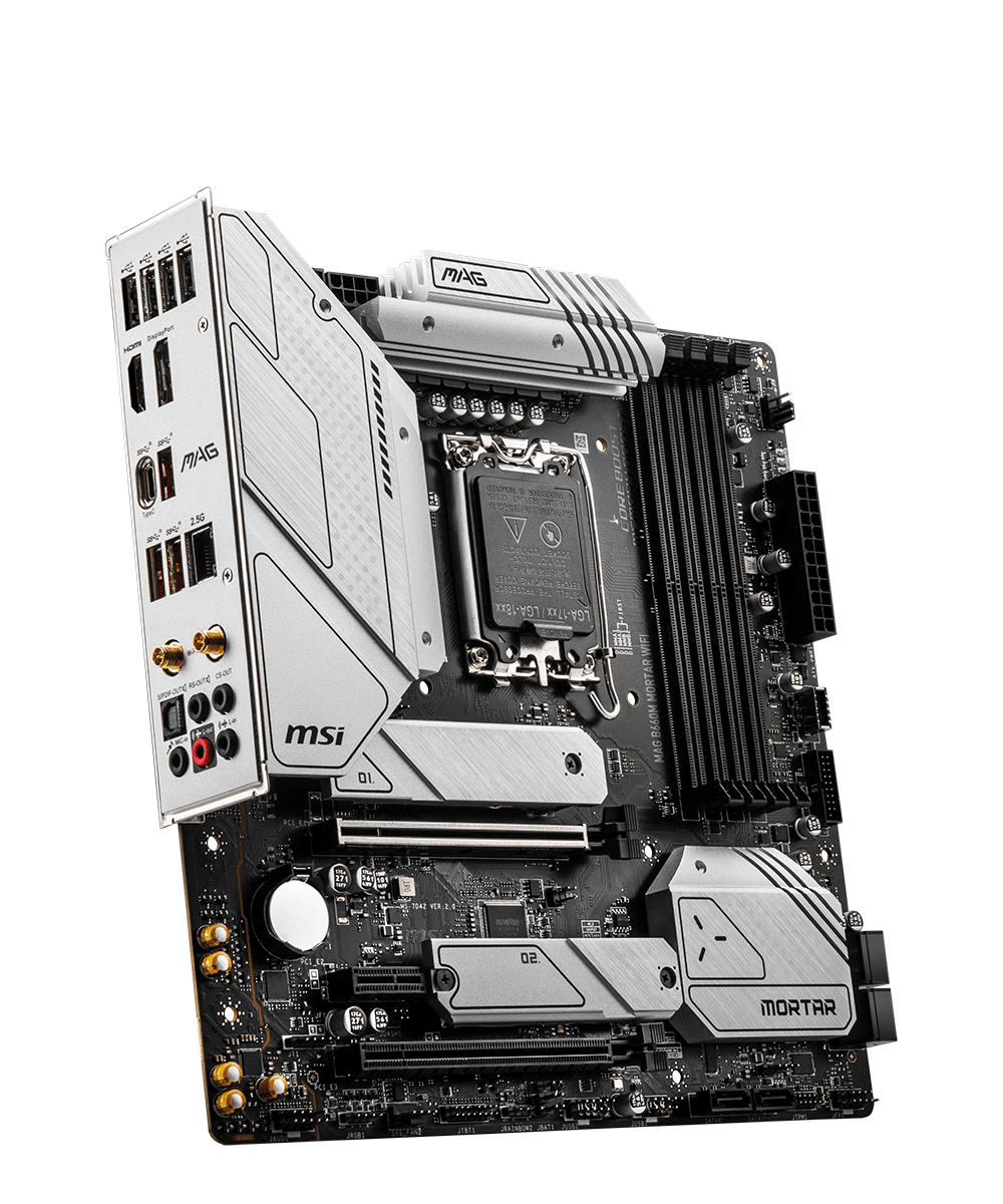 MSI White Collection Products MSI MAG B660M MORTAR WIFI 3D3