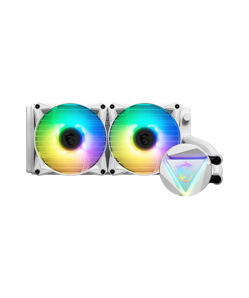 MSI White Collection Products MSI MAG CORELIQUID 240R WHITE 2D1